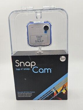 Snap Cam Wearable HD Video Camera - Blue, Silver